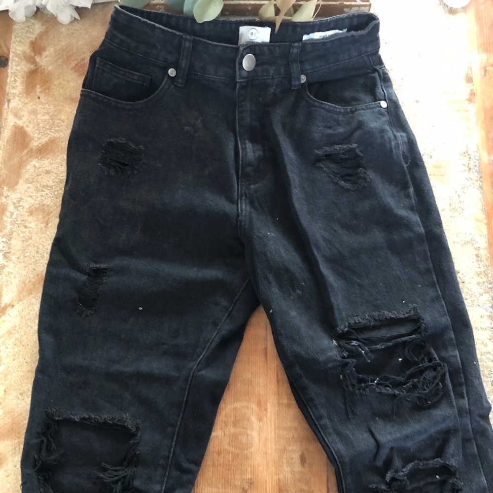 Cotton On High Rise Ripped Jeans - Picture 3 of 3